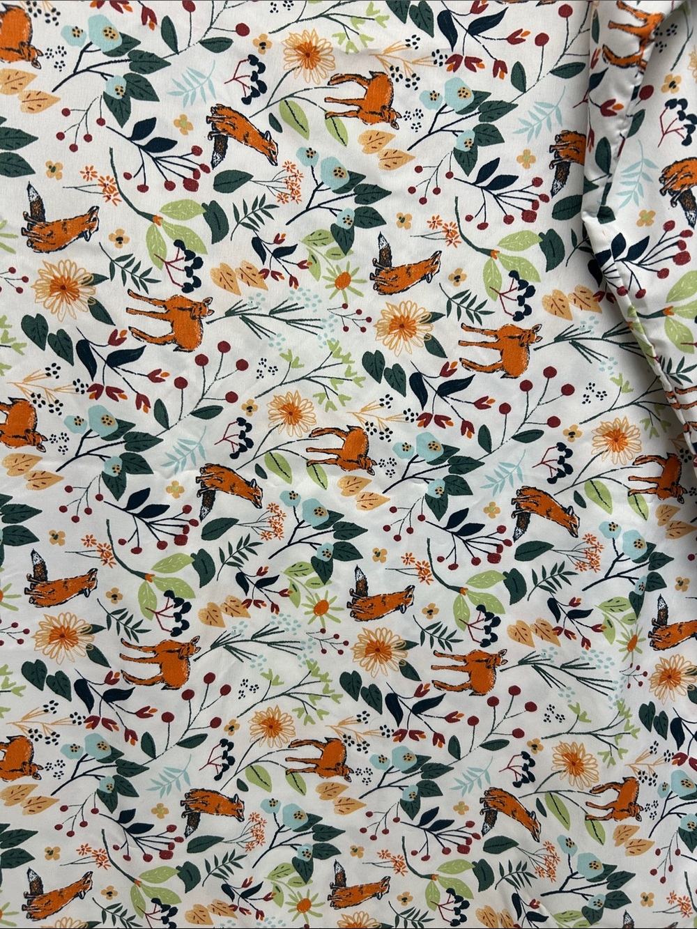 Set of three forest creature, foxes king size, pillowcases, microfiber, Costco